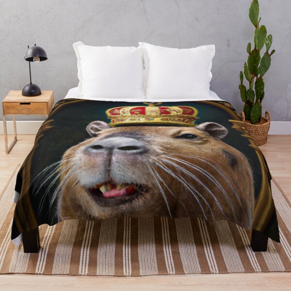 Item preview, Capybara with crown designed and sold by Jones-nock.