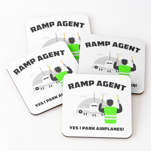 Item preview, Ramp Agent Marshalling Airplane designed and sold by Ikaroots.