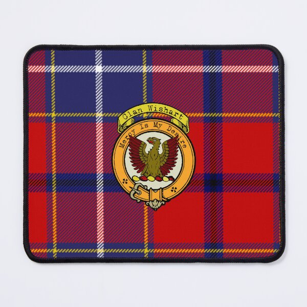 Item preview, Wishart Scottish Tartan and Crest designed and sold by BagTown Clans.