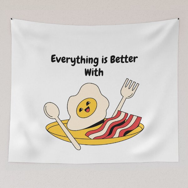 Item preview, everything is better with bacon and eggs designed and sold by Exacto.