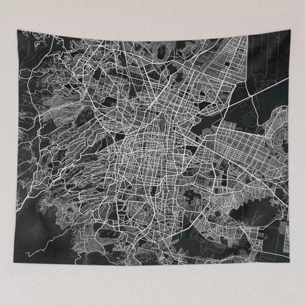 Item preview, Mexico City Map - Dark designed and sold by deMAP.