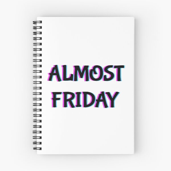 Item preview, Almost FRIDAY AWESOME WEEKEND Trippy White designed and sold by MeditationMind.