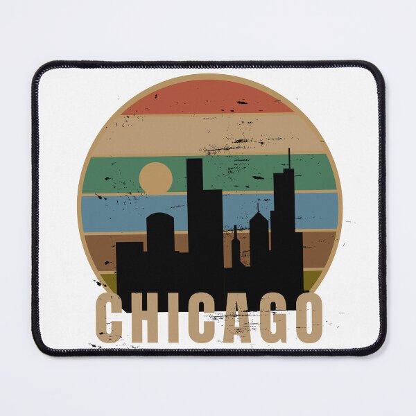 Item preview, Chicago Retro Sunset Skyline. Windy City. Chi-Town designed and sold by DigiDesigns702.