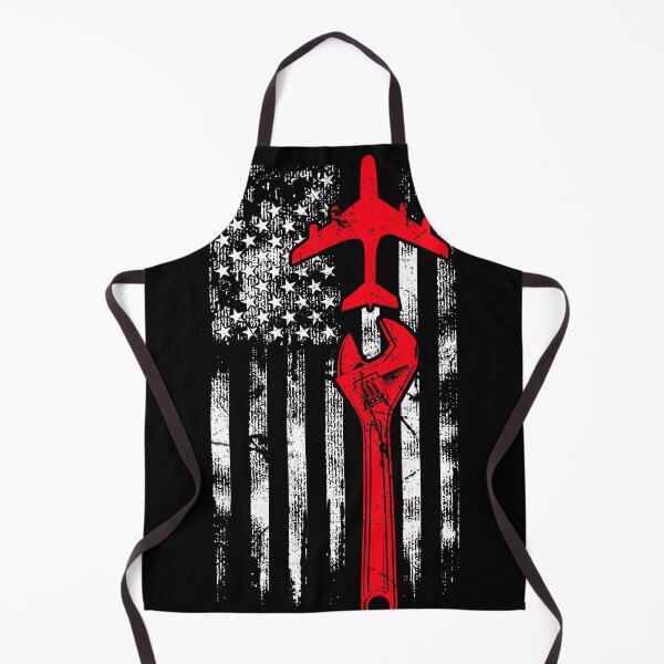 Item preview, Airplane Mechanic - Aircraft Engineer USA Flag Airport Maintenance designed and sold by Ikaroots.