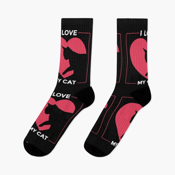 Item preview, I Love My Cat designed and sold by netdota.