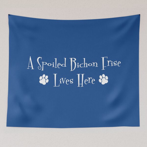 Item preview, A Spoiled Bichon Frise Lives Here designed and sold by jaycartoonist.