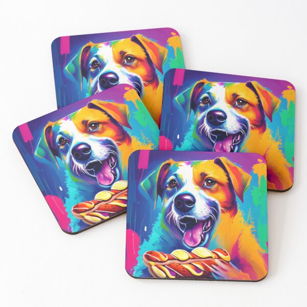 Aperçu de l'œuvre Hot Diggity Dog - Copain qui aime les chignons - Le délice pour chien créée et vendue par WBP Mart.