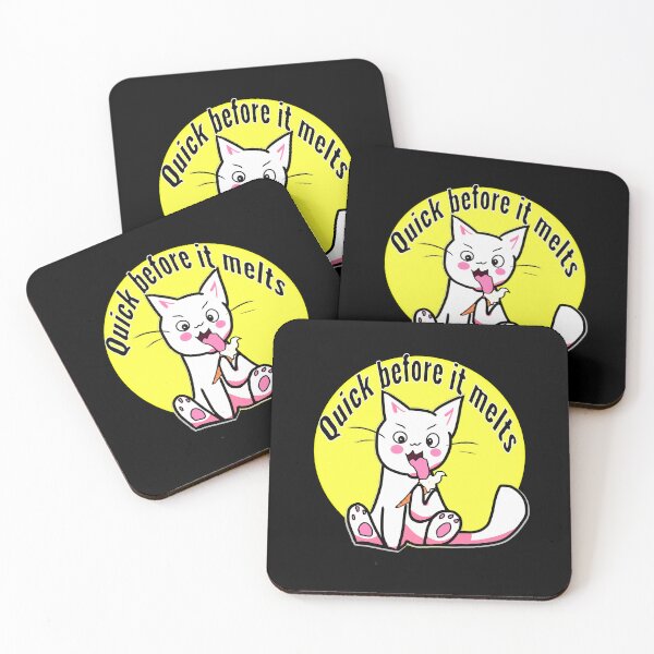 Item preview, Kitten loves ice cream designed and sold by CottagePop.