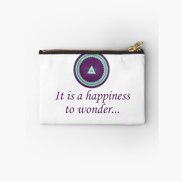 Item preview, It is Happiness To Wonder - Wonder Quotes designed and sold by CrankyOldDude.