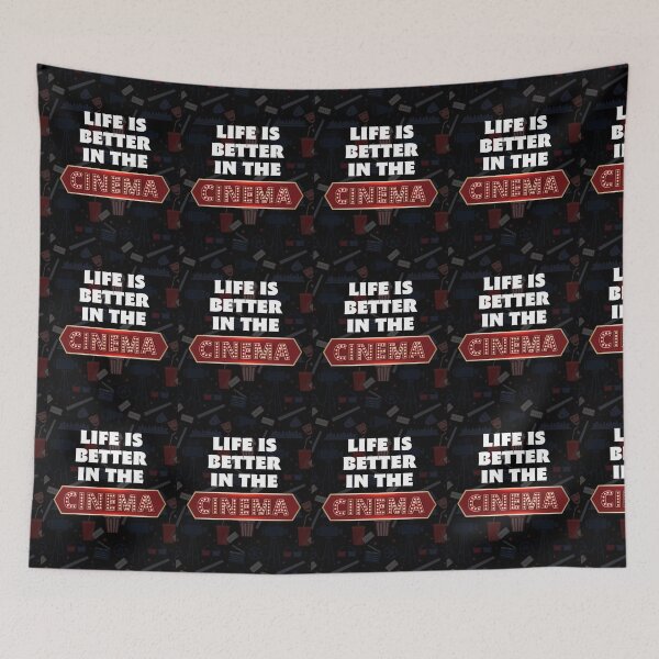 Item preview, LIFE IS BETTER IN THE CINEMA designed and sold by MJ96-PRO.