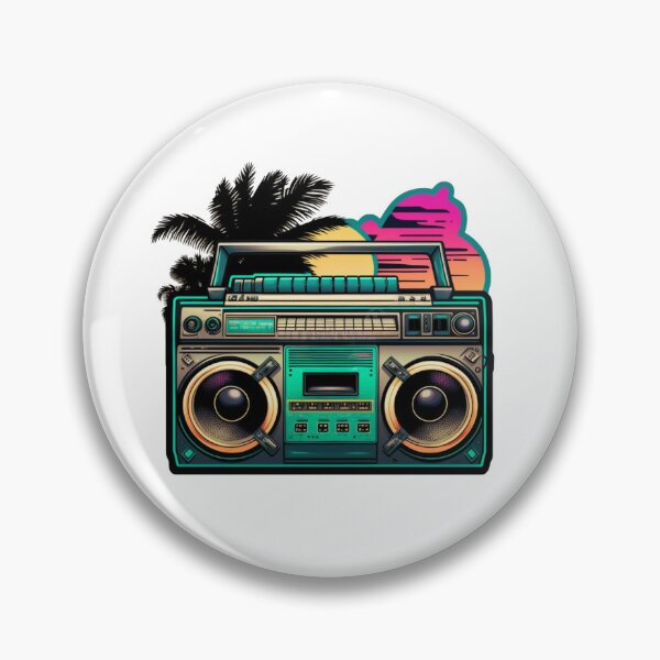 Item preview, 80's Ghetto Blaster - Green designed and sold by clivesandles.
