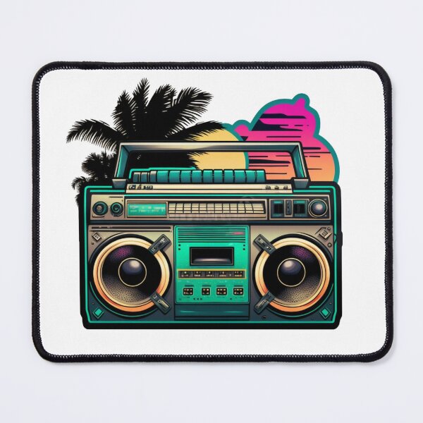 Artikelvorschau, 80er Ghetto Blaster – Grün entworfen und verkauft von clivesandles.