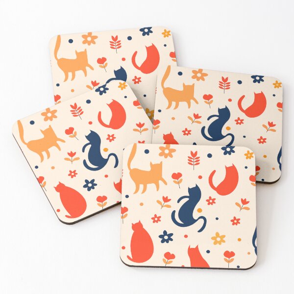Item preview, black cat pattern designed and sold by Timegraf.