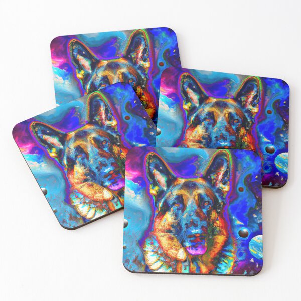 Item preview, Galactic German Shepherd. Cosmic German Shepherd designed and sold by Doggymadness.