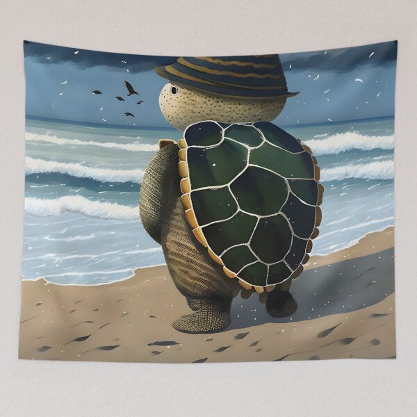 Item preview, Turtle at the beach designed and sold by jortan1.