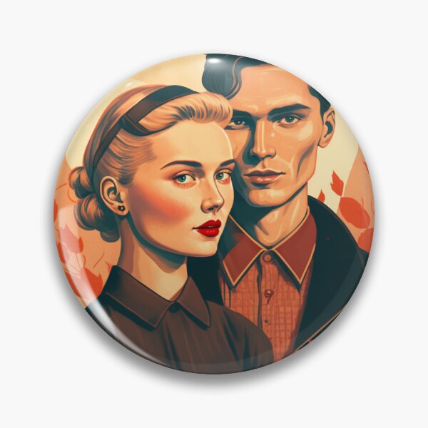 Item preview, Illustration of handsome young couple in heart designed and sold by KristinaNEL.