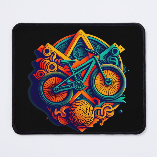 Item preview, BMX designs with a bold and colorful flair, perfect for riders looking to express themselves. Inspired by tattoos, pop-art, and vintage and retro simple shapes (4) designed and sold by TourDePassion.