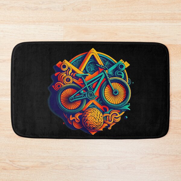 Item preview, BMX designs with a bold and colorful flair, perfect for riders looking to express themselves. Inspired by tattoos, pop-art, and vintage and retro simple shapes (4) designed and sold by TourDePassion.
