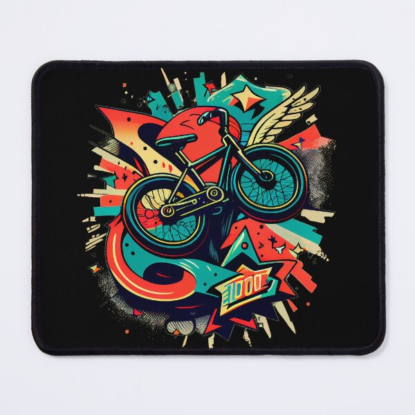 Item preview, BMX designs with a bold and colorful flair, perfect for riders looking to express themselves. Inspired by tattoos, pop-art, and vintage and retro simple shapes (5) designed and sold by TourDePassion.