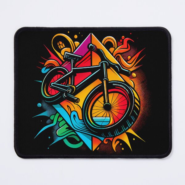 Item preview, BMX designs with a bold and colorful flair, perfect for riders looking to express themselves. Inspired by tattoos, pop-art, and vintage and retro simple shapes (6) designed and sold by TourDePassion.
