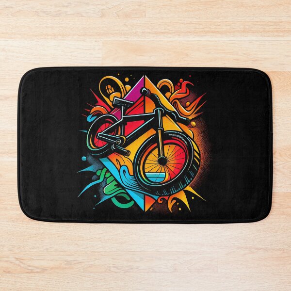 Item preview, BMX designs with a bold and colorful flair, perfect for riders looking to express themselves. Inspired by tattoos, pop-art, and vintage and retro simple shapes (6) designed and sold by TourDePassion.