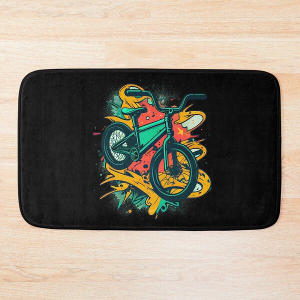 Item preview, BMX designs with a bold and colorful flair, perfect for riders looking to express themselves. Inspired by tattoos, pop-art, and vintage and retro simple shapes (7) designed and sold by TourDePassion.