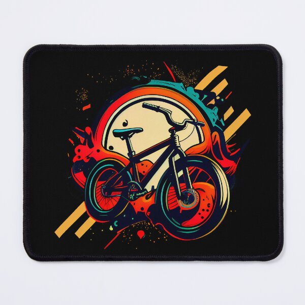 Item preview, BMX designs with a bold and colorful flair, perfect for riders looking to express themselves. Inspired by tattoos, pop-art, and vintage and retro simple shapes (8) designed and sold by TourDePassion.