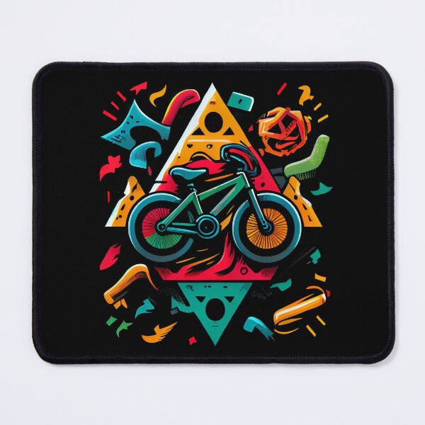Item preview, BMX designs with a bold and colorful flair, perfect for riders looking to express themselves. Inspired by tattoos, pop-art, and vintage and retro simple shapes (11) designed and sold by TourDePassion.