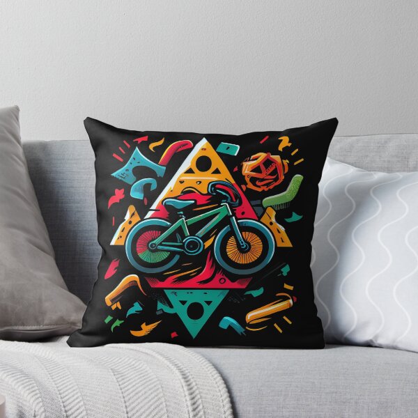 Item preview, BMX designs with a bold and colorful flair, perfect for riders looking to express themselves. Inspired by tattoos, pop-art, and vintage and retro simple shapes (11) designed and sold by TourDePassion.