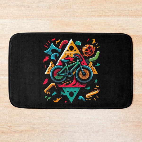 Item preview, BMX designs with a bold and colorful flair, perfect for riders looking to express themselves. Inspired by tattoos, pop-art, and vintage and retro simple shapes (11) designed and sold by TourDePassion.