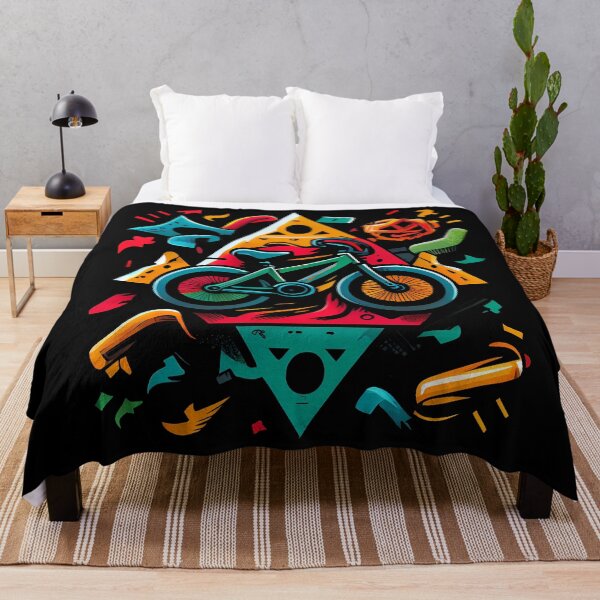 Item preview, BMX designs with a bold and colorful flair, perfect for riders looking to express themselves. Inspired by tattoos, pop-art, and vintage and retro simple shapes (11) designed and sold by TourDePassion.