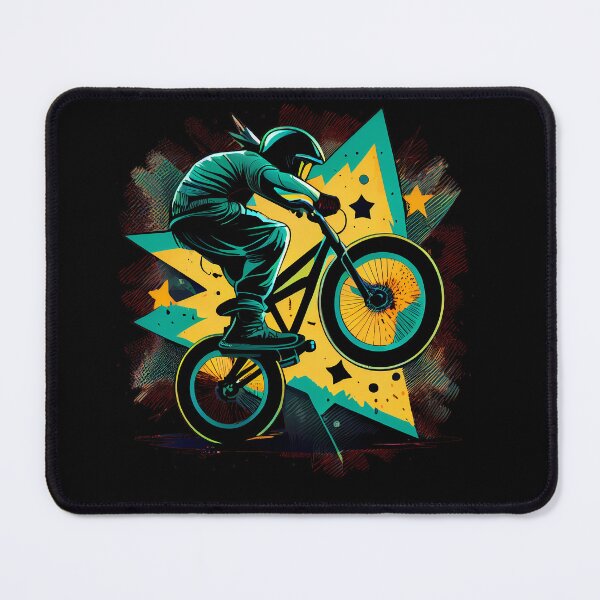 Item preview, BMX designs with a bold and colorful flair, perfect for riders looking to express themselves. Inspired by tattoos, pop-art, and vintage and retro simple shapes (12) designed and sold by TourDePassion.