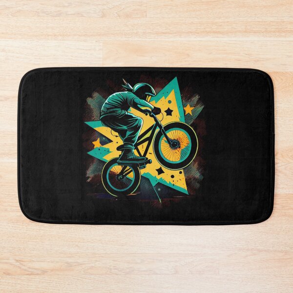 Item preview, BMX designs with a bold and colorful flair, perfect for riders looking to express themselves. Inspired by tattoos, pop-art, and vintage and retro simple shapes (12) designed and sold by TourDePassion.