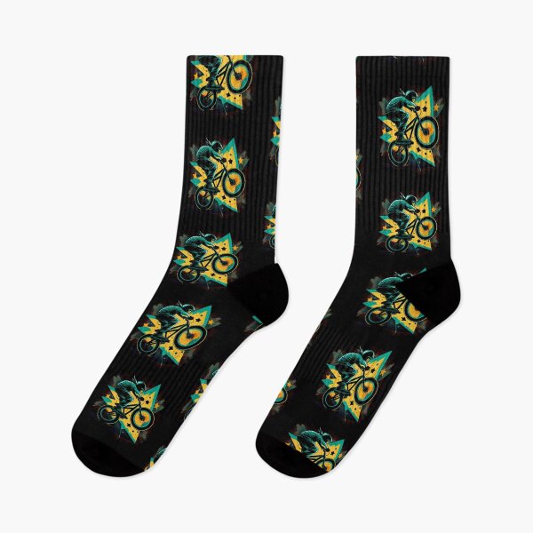 Item preview, BMX designs with a bold and colorful flair, perfect for riders looking to express themselves. Inspired by tattoos, pop-art, and vintage and retro simple shapes (12) designed and sold by TourDePassion.