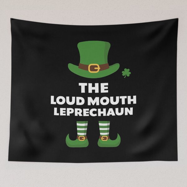 Item preview, The Loud Mouth Leprechaun designed and sold by PaulSDesign.