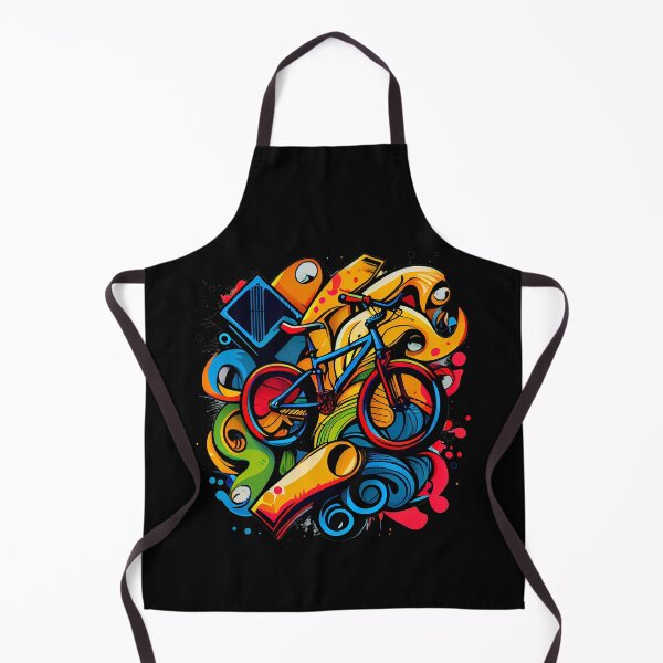 Item preview, BMX designs with a bold and colorful flair, perfect for riders looking to express themselves. Inspired by tattoos, pop-art, and vintage and retro simple shapes (14) designed and sold by TourDePassion.