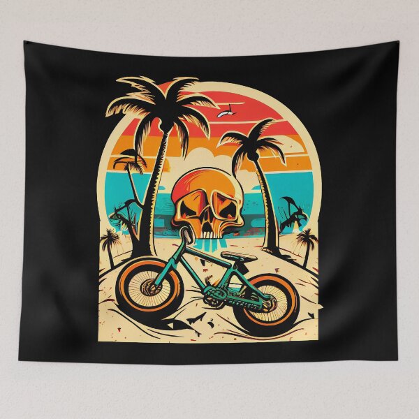 Item preview, BMX designs with a bold and colorful flair, perfect for riders looking to express themselves. Inspired by tattoos, pop-art, and vintage and retro simple shapes (16) designed and sold by TourDePassion.