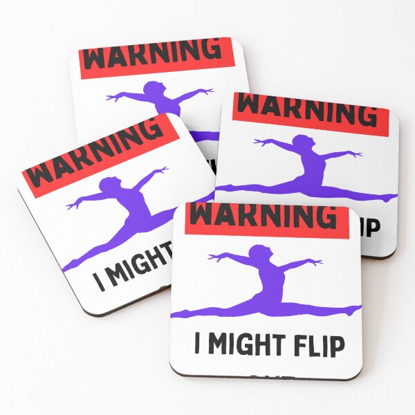 Item preview, Gymnast Warning I Might Flip Out designed and sold by BestArtDZ.