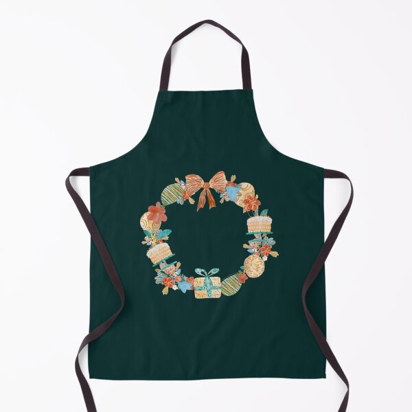 Artikelvorschau, Wreath Happy birthday flower gift cake watercolor turquoise  entworfen und verkauft von Yana Mustafina | Boho Soulful Designs.
