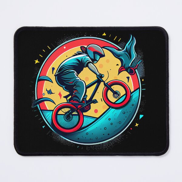Item preview, BMX designs with a bold and colorful flair, perfect for riders looking to express themselves. Inspired by tattoos, pop-art, and vintage and retro simple shapes (18) designed and sold by TourDePassion.