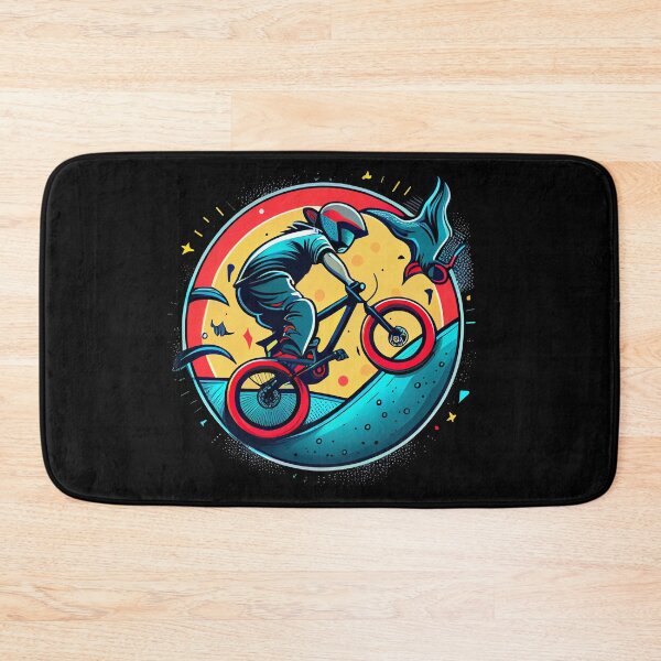 Item preview, BMX designs with a bold and colorful flair, perfect for riders looking to express themselves. Inspired by tattoos, pop-art, and vintage and retro simple shapes (18) designed and sold by TourDePassion.