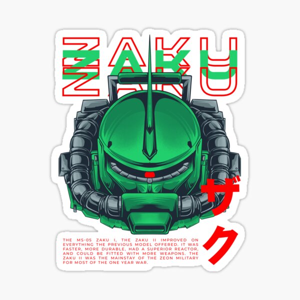 Item preview, Gundam Zaku designed and sold by Marciano Graphic.