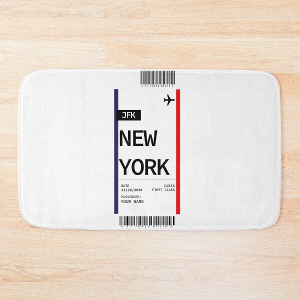 Item preview, New York Boarding Pass Classic design by Mehroz designed and sold by FunPurchase.
