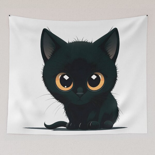 Item preview, Bombay cat | Bombay cat lover | Black Bombay kitten designed and sold by Broskan.