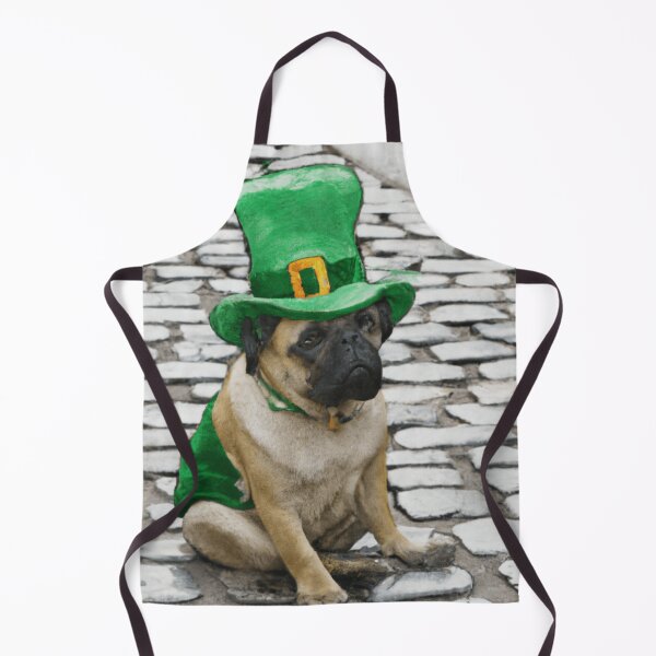 Item preview, St Patricks Pug. St Patricks Dog. St Patricks day Pug designed and sold by Doggymadness.