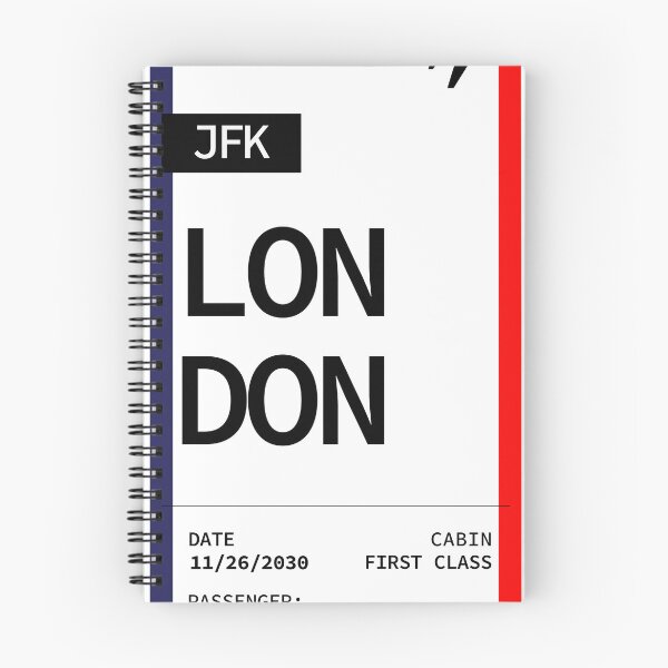 Item preview, LONDON Boarding Pass Classic design by Mehroz designed and sold by FunPurchase.