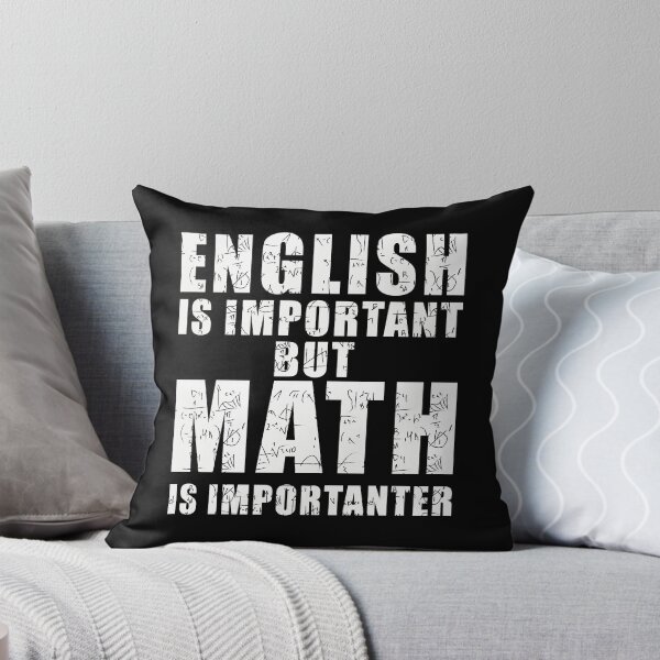 Item preview, Funny math saying - English is important but math is importanter designed and sold by yoshra.
