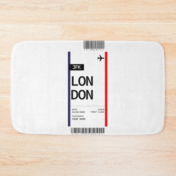 Item preview, LONDON Boarding Pass Classic design by Mehroz designed and sold by FunPurchase.