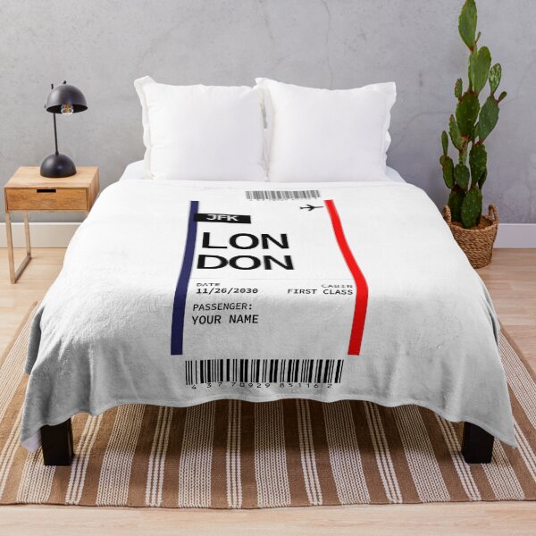 Item preview, LONDON Boarding Pass Classic design by Mehroz designed and sold by FunPurchase.