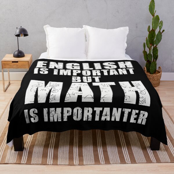 Item preview, Funny math saying - English is important but math is importanter designed and sold by yoshra.